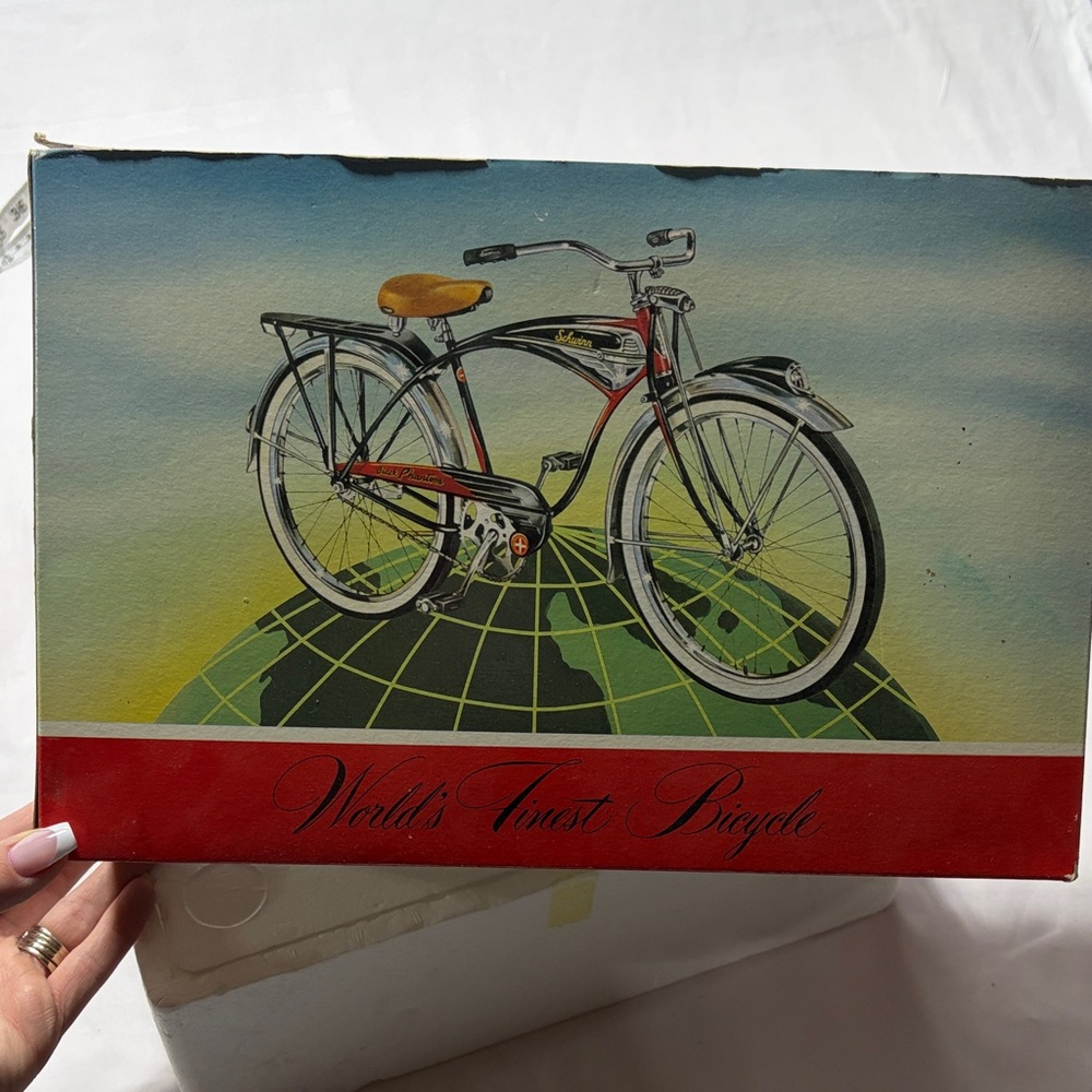 NEW VINTAGE Schwinn Black Phantom 1990 Die Cast Model Bicycle 1:6 Model Bike